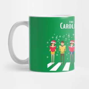 Christmas Caroler's Abbey Road Parody Mug